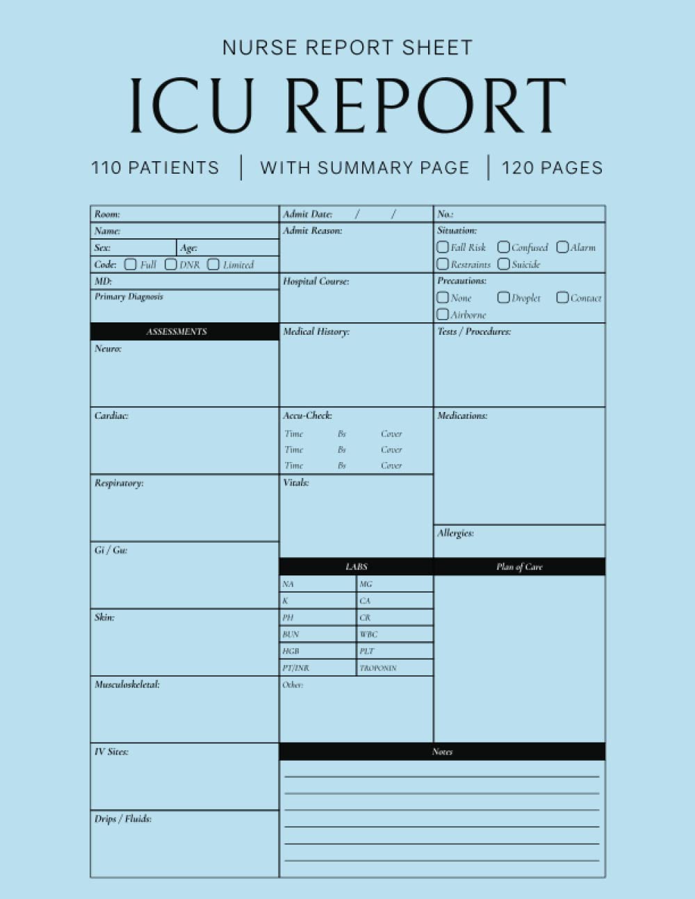 icu-nurse-report-sheet-notebook-nurse-assessment-report-with-summary-track-of-patient-information-journal-organizing-notes-nursing-brain-sheets-nurse-report-handoff-studio-nikkiz-9798800132595-amazon-com-books for Free Printable Icu Report Sheet ICU Nurse Report Sheet Notebook: Nurse Assessment Report with Summary, Track of Patient Information Journal, Organizing Notes, Nursing Brain Sheets, Nurse Report Handoff: Studio, Nikkiz: 9798800132595: Amazon.com: Books for Free Printable Icu Report Sheet