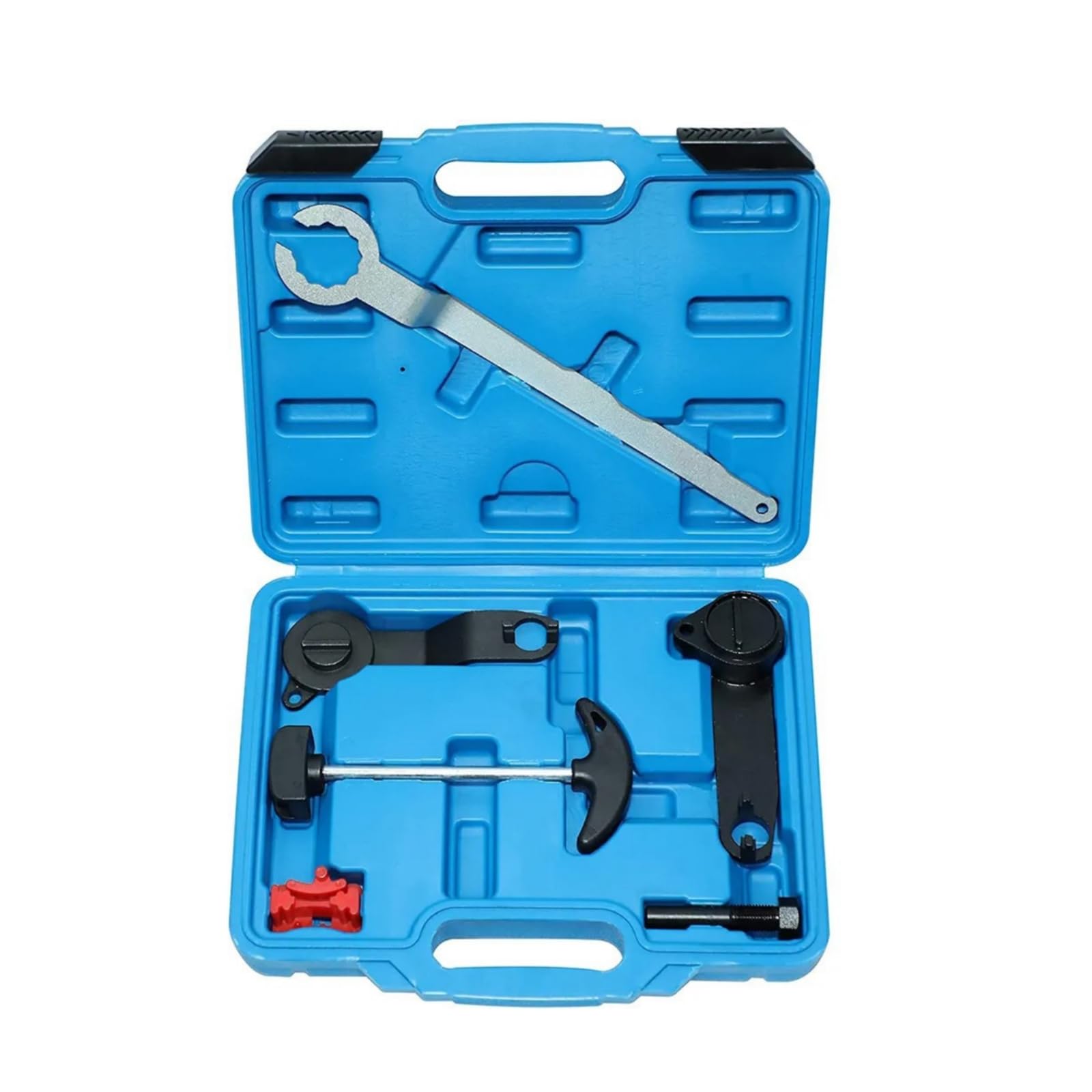 perfk Kit Attrezzi Distribuzione Motore EA21 Utensili Fasatura Chiave Allineamento Supporti Bloccaggio Perni Posizionamento Valigetta con Maniglia Metallo