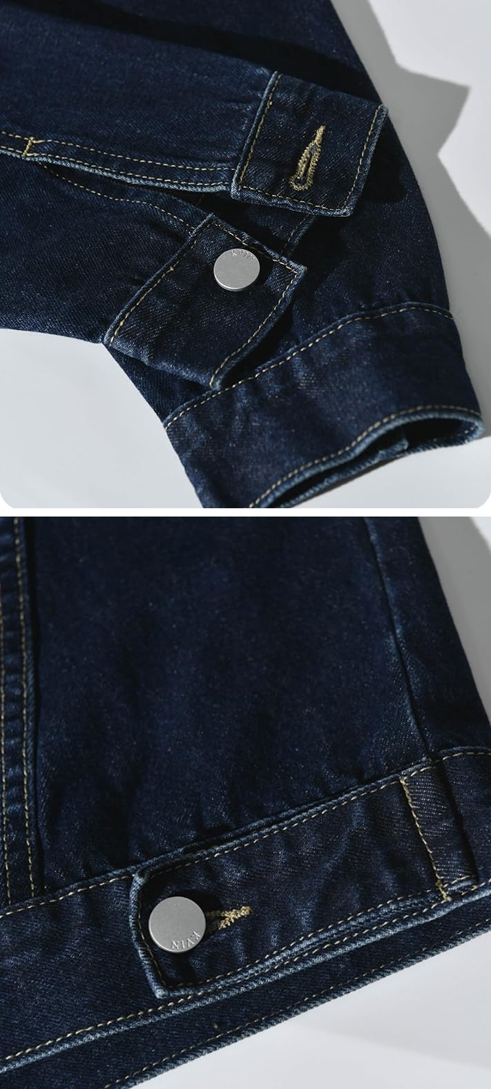 Chaqueta para Mujer,Chaqueta Vaquera Informal de Manga Larga con Solapa Elástica para Mujer, Chaqueta Vaquera Estilo Boyfriend, Ligera, con Botones, Abrigo Midi, Corte Holgado, Prendas de