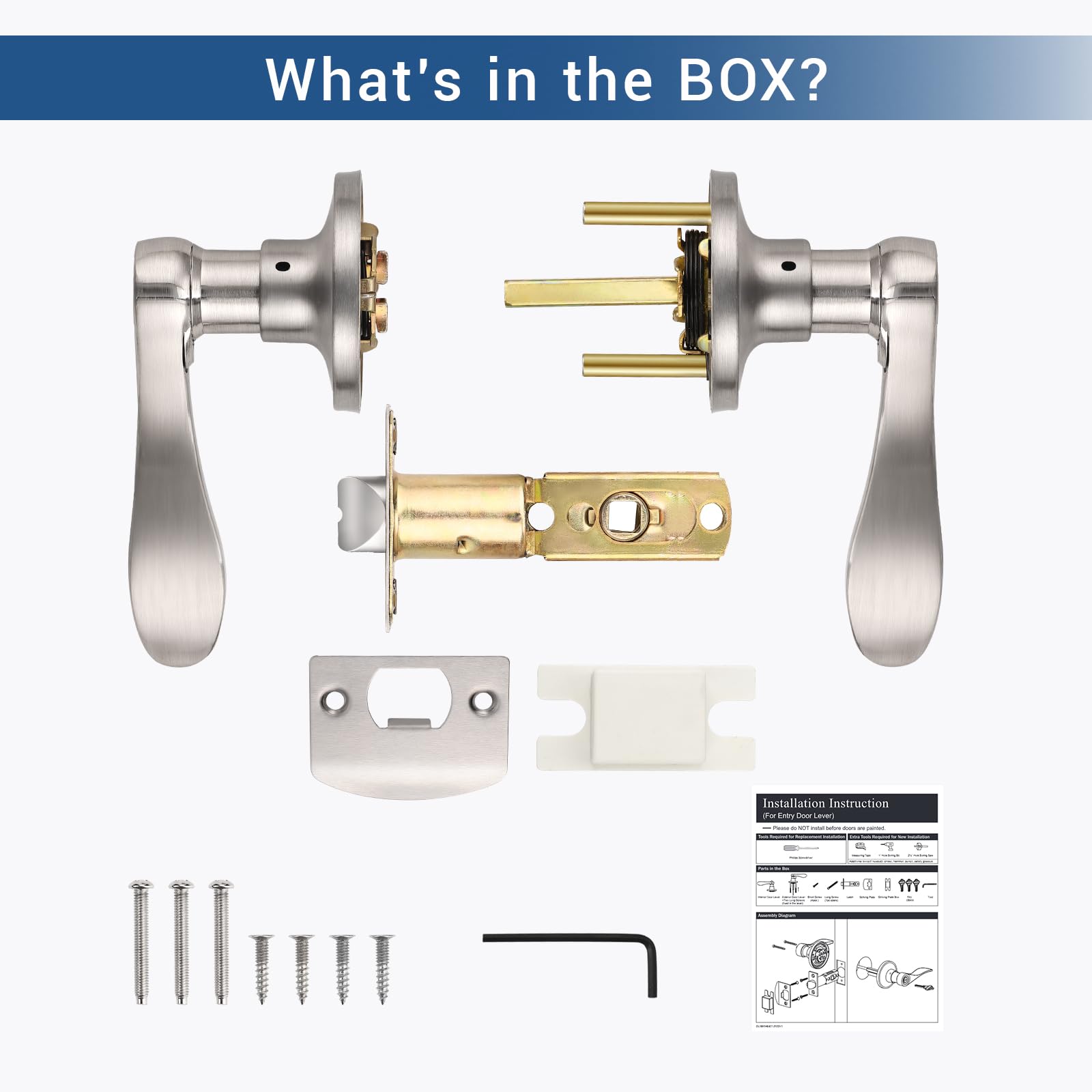 Manija De Puerta Plateada Modelo 3D $19 - .3ds .blend .c4d .fbx .max .ma .lxo .obj