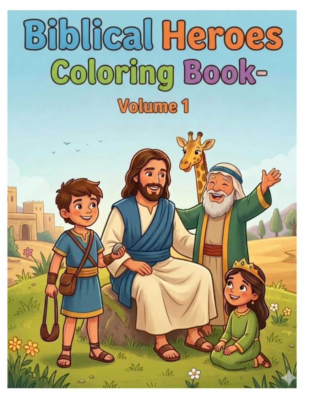 Biblical Heroes Coloring Book- Volume 1