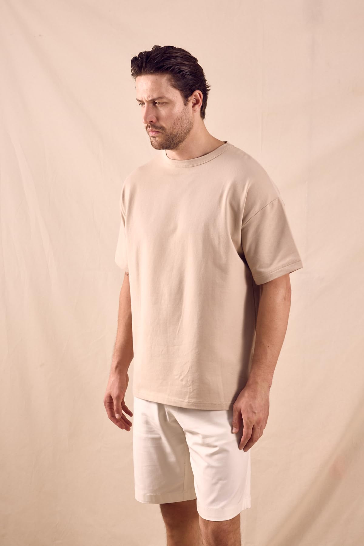 Tonny Black Erkek Oversize Kesim Tişört Rahat Kalıp Günlük Kullanım