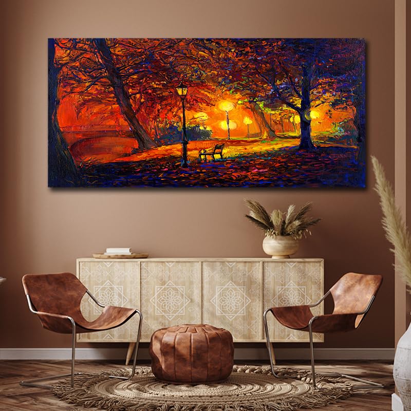 The Seven Colours Canvas Painting Wall Frame | Vibrant