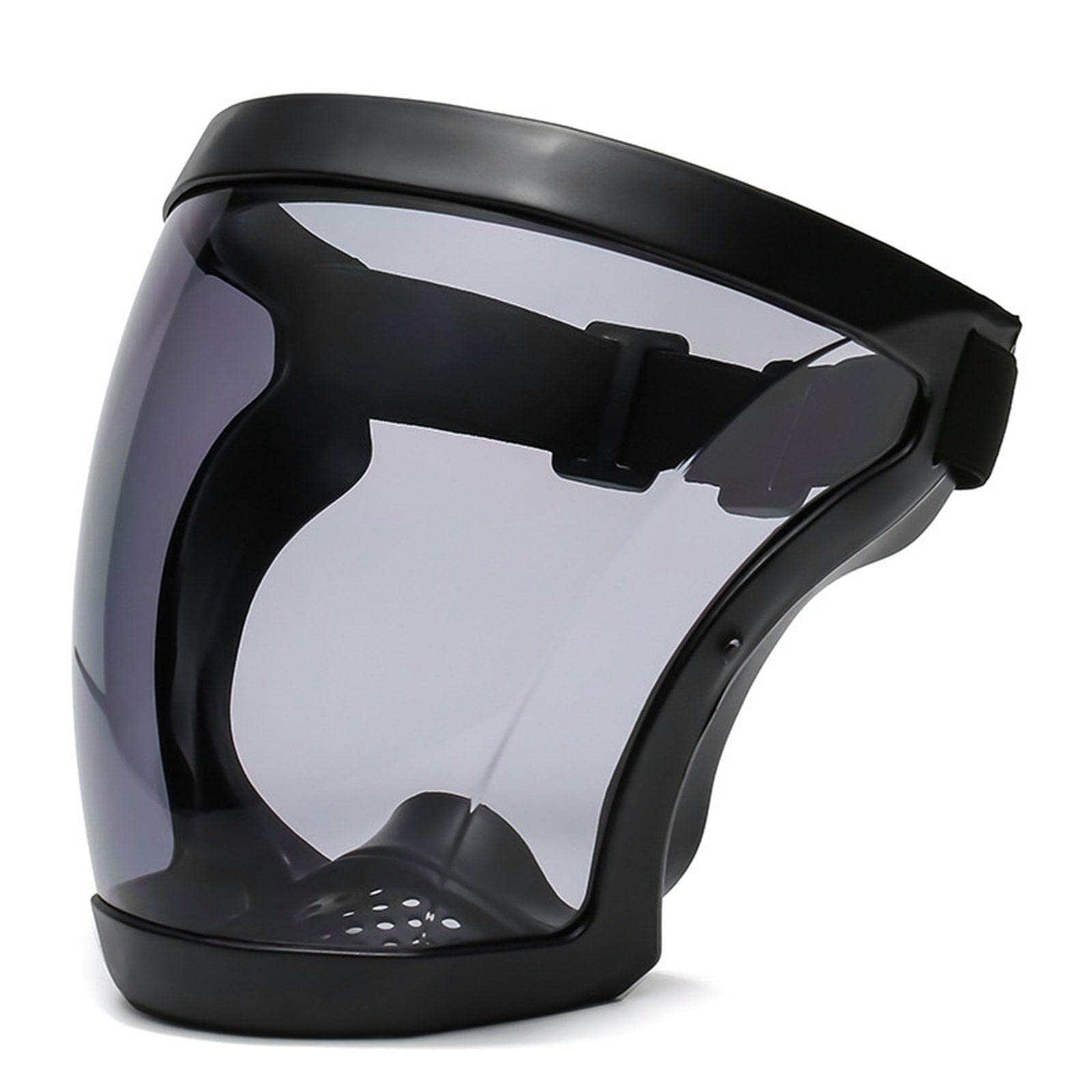 CLUB BOLLYWOOD Transparent Safety Anti-fog Full Face Shield Cover Anti Splash black+gray | Face Shields | Personal Protective Equip/PPE (B0BZDG4KB6) Amazon Price History, Amazon Price Tracker