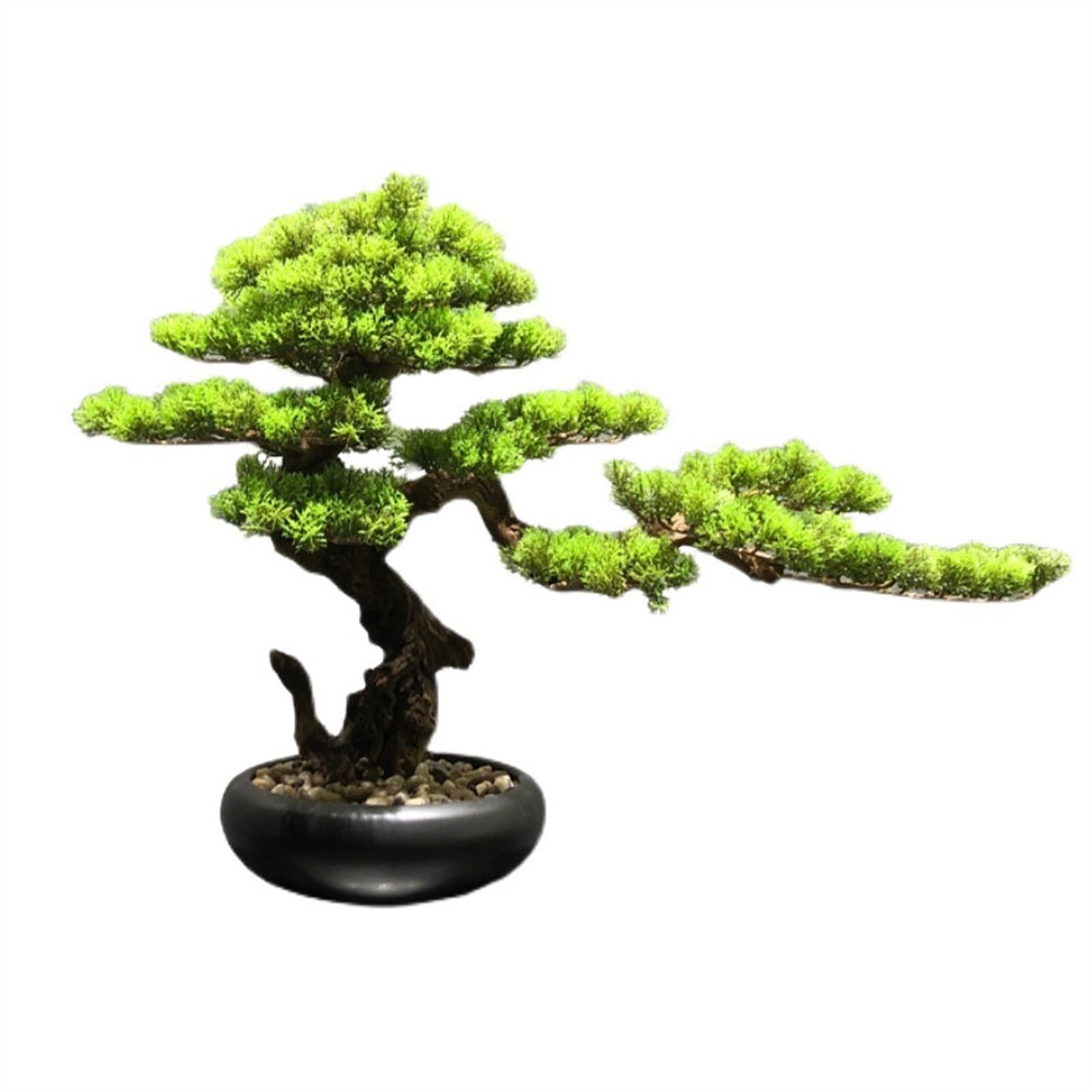 HCZKIUJY Bonsai Home Entrance Decoration Fake Tree Ornaments Living Room Office Hotel Lobby Landscaping Simulation Tree Bonsai Plant