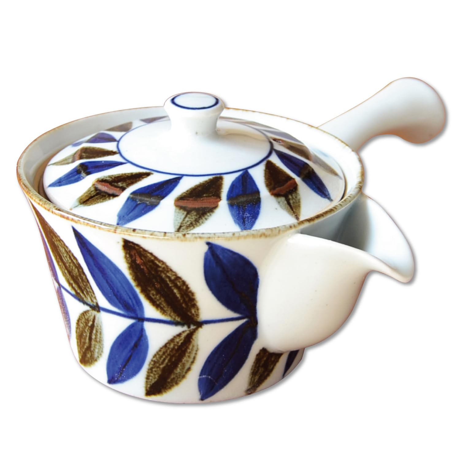 Japanese Tea Pot, Stylish, Stainless Steel, With Tea Strainer, Arita Ware, Gusu Rust Leaf, 9.1 fl oz (270 ml) : Home & Kitchen