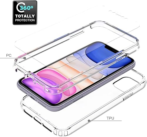 Miniatura 86 de Funda protectora para iPhone 12 Pro Max, 360° de cuerpo completo, resistente, con protector de pantalla para iPhone 12 Pro Max (6.7 pulgadas)