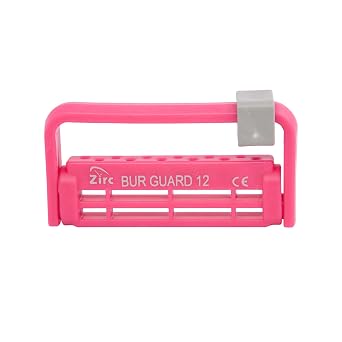 Zirc Dental 50Z406S Steri-Bur Guard 12 Hole Neon Pink