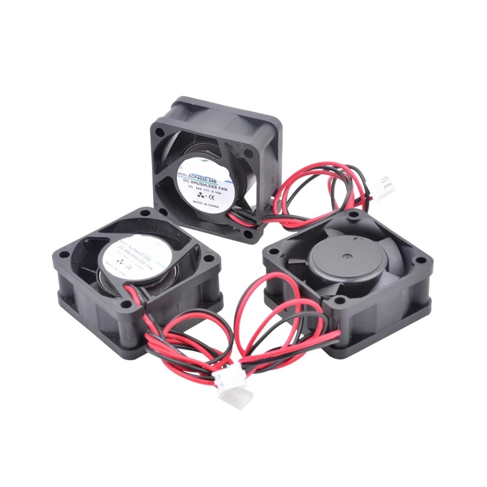 JJKKOZVQF 1PCS 4020 4cm 40mm fan 40x40x20mm DC5V 12V 24V Cooling fan(24V Sleeve)