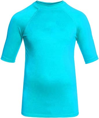 Adult and Short Sleeve UPF 50+ Rashguard Sun Shirt for Bodyboarding, Surfing, Swimming, Snorkeling, Hiking, Sports