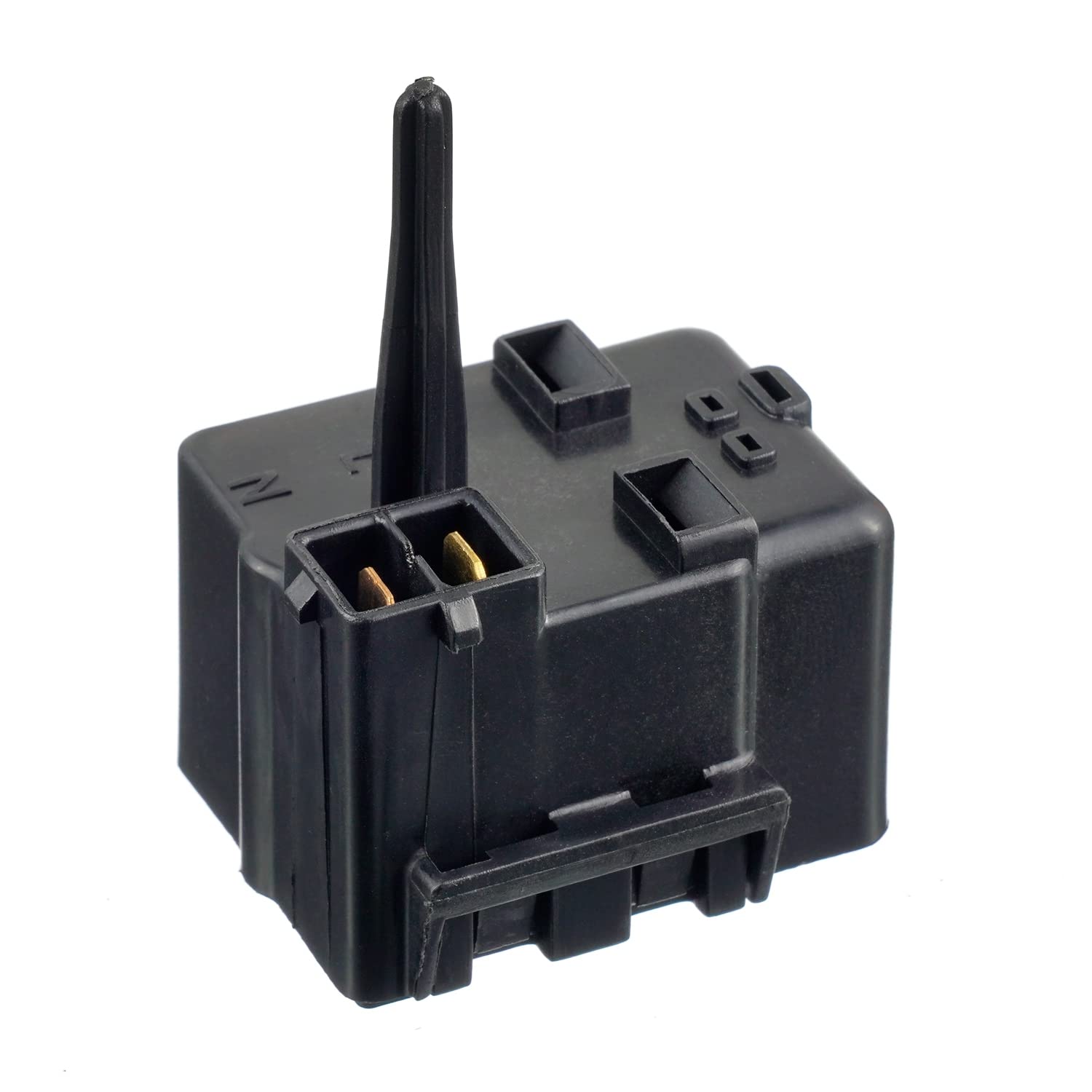 EPLZON WR07X10097 Refrigerator Compressor Start Relay and Overload Assembly Replacement Part Replaces AP4300623 PS1766101 AP4300623 2319794 61006022