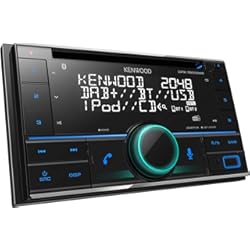 Radio Cd Coche Bluetooth Manos Libres KENWOOD DPX-7200DAB Receptor Multimedia para Coche 2 DIN. Radio CD para Coche con Bluetooth y Manos Libres Compatible con iPhone y Android. con 4.0 Canales y Sintonizador Dab+.