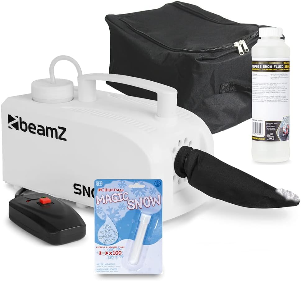 beamz Christmas Snow Maker Storm Winter Blizzard Machine 600w *5L Fluid