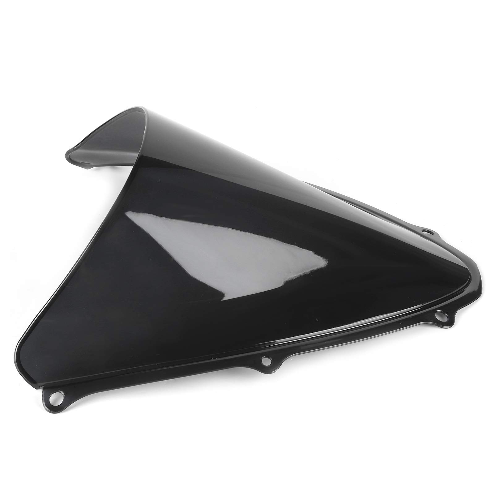Frangivento per moto e moto, deflettore per parabrezza in PC, compatibile con Suzuki GSXR 600 750 K6 2006 2007 (nero)