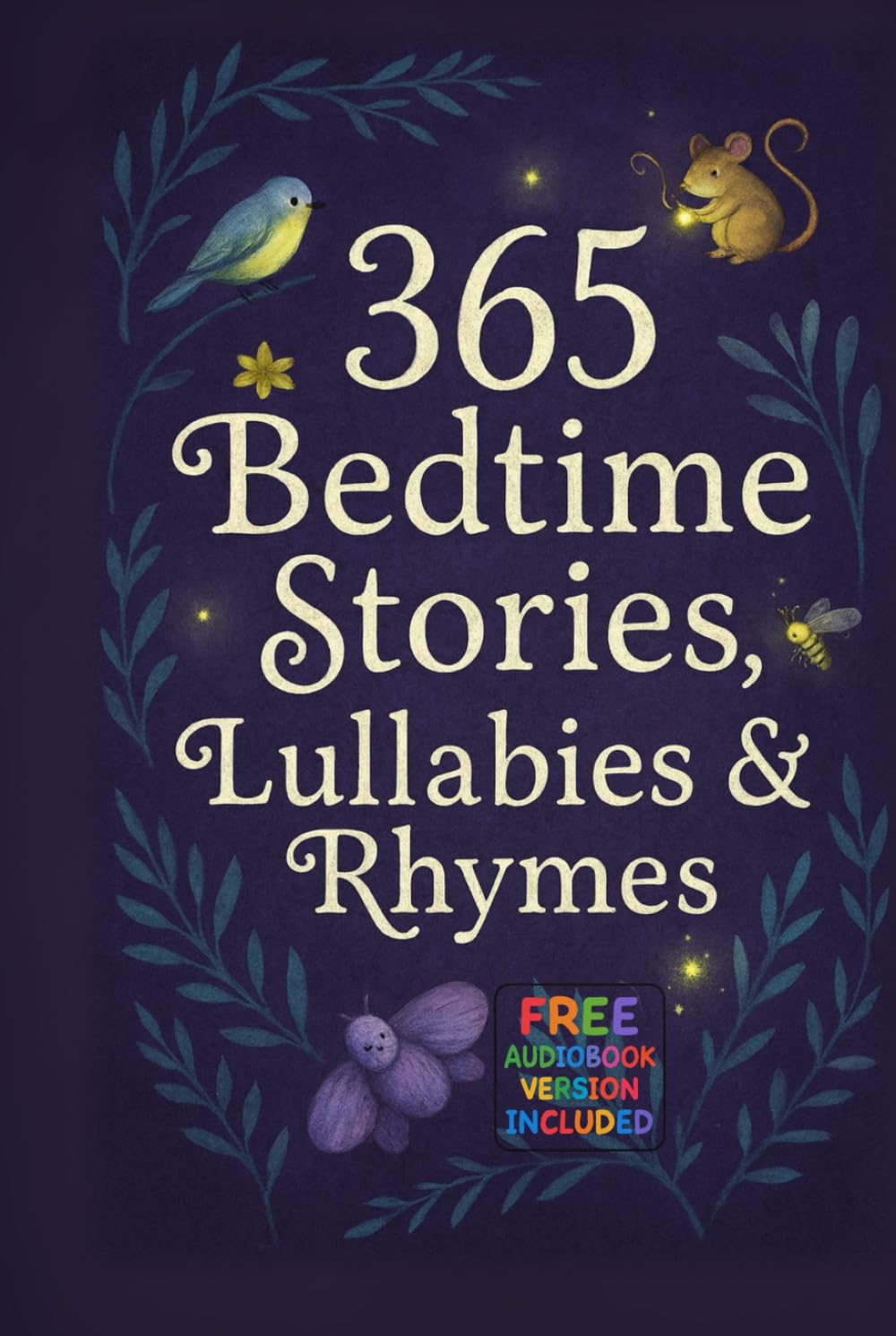 365 Bedtime Stories, Lullabies & Rhymes: A Real Animal Tale for Every Day of the Year: Short Story Collection & Gift for Kids & Preschoolers (Uplifting Stories for Children 6-8)