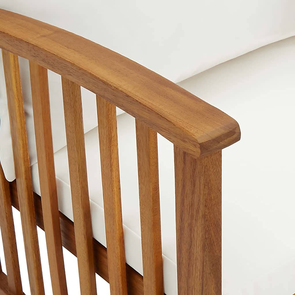 vidaXL Set Divani da Giardino 3 pz con Cuscini in Massello di Acacia
