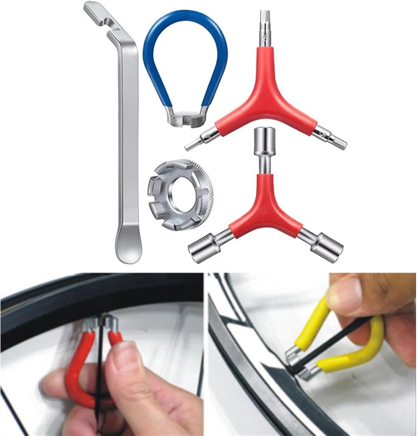 Spokes Wrench s Steel Spokes Tensioner s Set s Tool Nipple Tensioner Spokes Nipple Tensioner for s