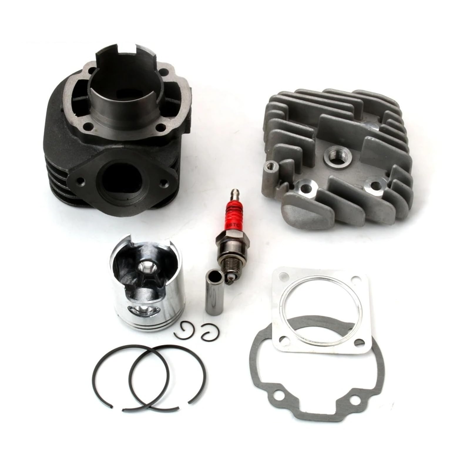 Kit Pistone Cilindro Parti Del Motore A 2 Tempi Da 47 Mm Kit Cilindro Per Scooter 70cc Big Bore E Testa Per Dio Per AF34 Per AF35 Per ZX50