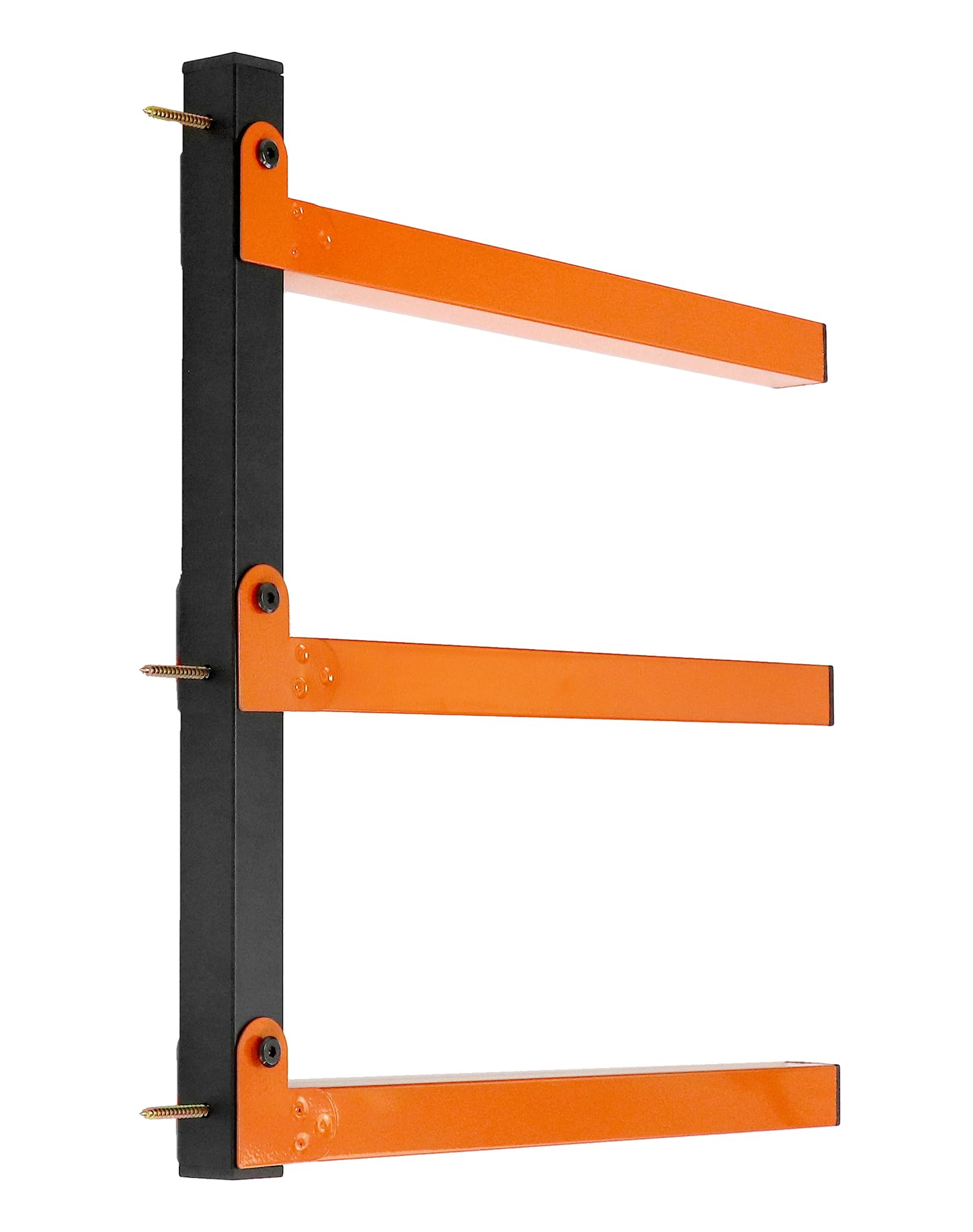 QWORK® 2 Pezzi Ganci per garage, ganci da parete garage, caricabile fino a 100 kg, pieghevole, per scala, biciclette, tavola