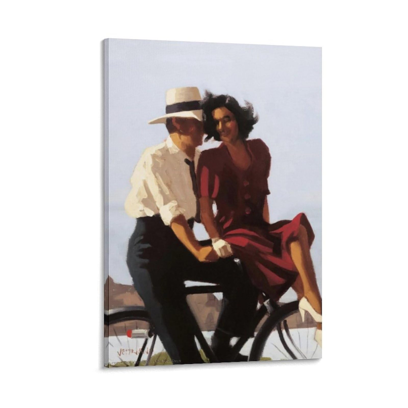 Lazy Hazy Days by jack_vettriano Wall Art Prints Poster Posters Wall Art Painting Canvas Prints Decor Poster Artworks 16x24inch(40x60cm)