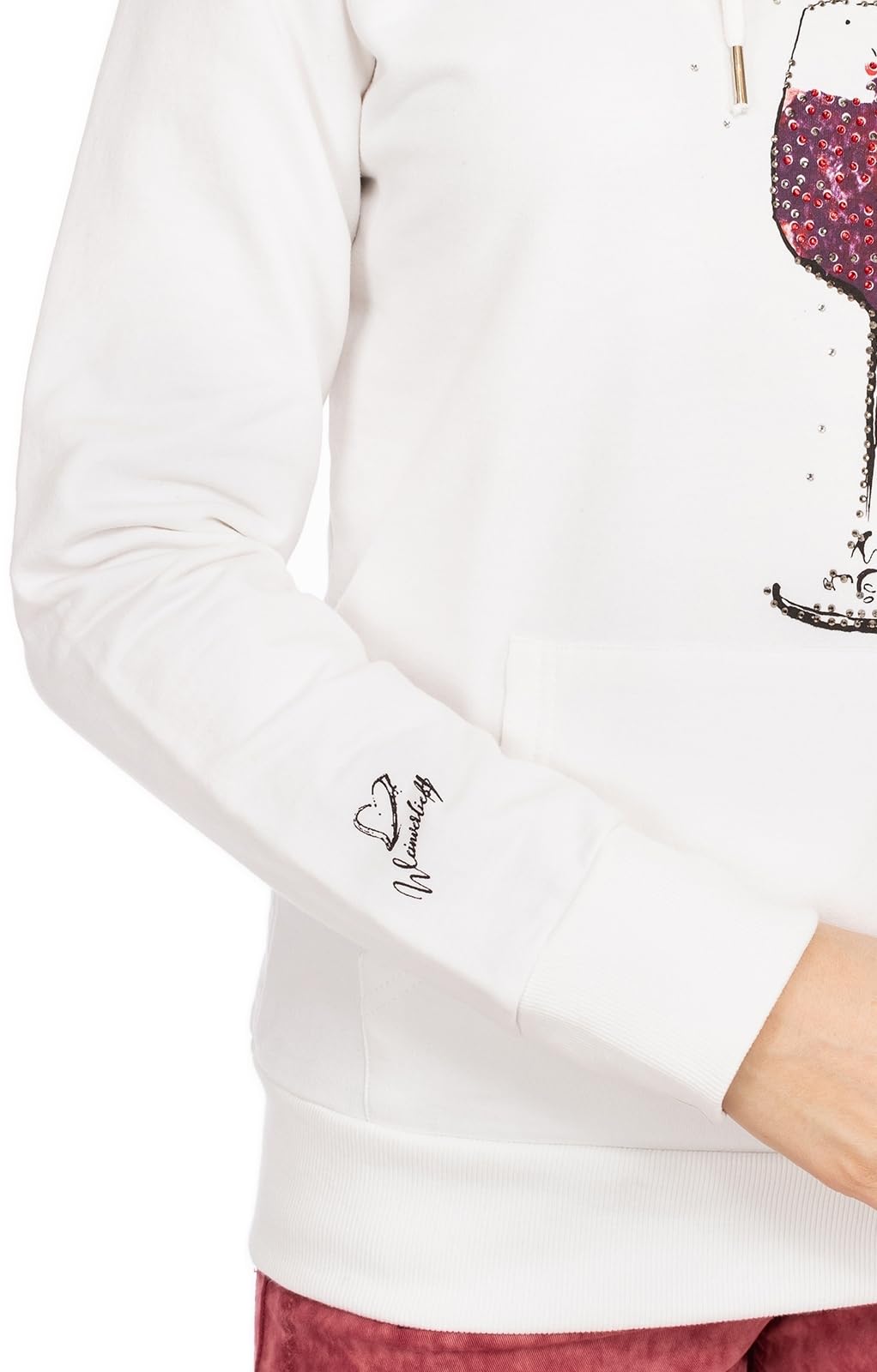 Hangowear Felpa con cappuccio per bambini, colore: bianco, bianco, S