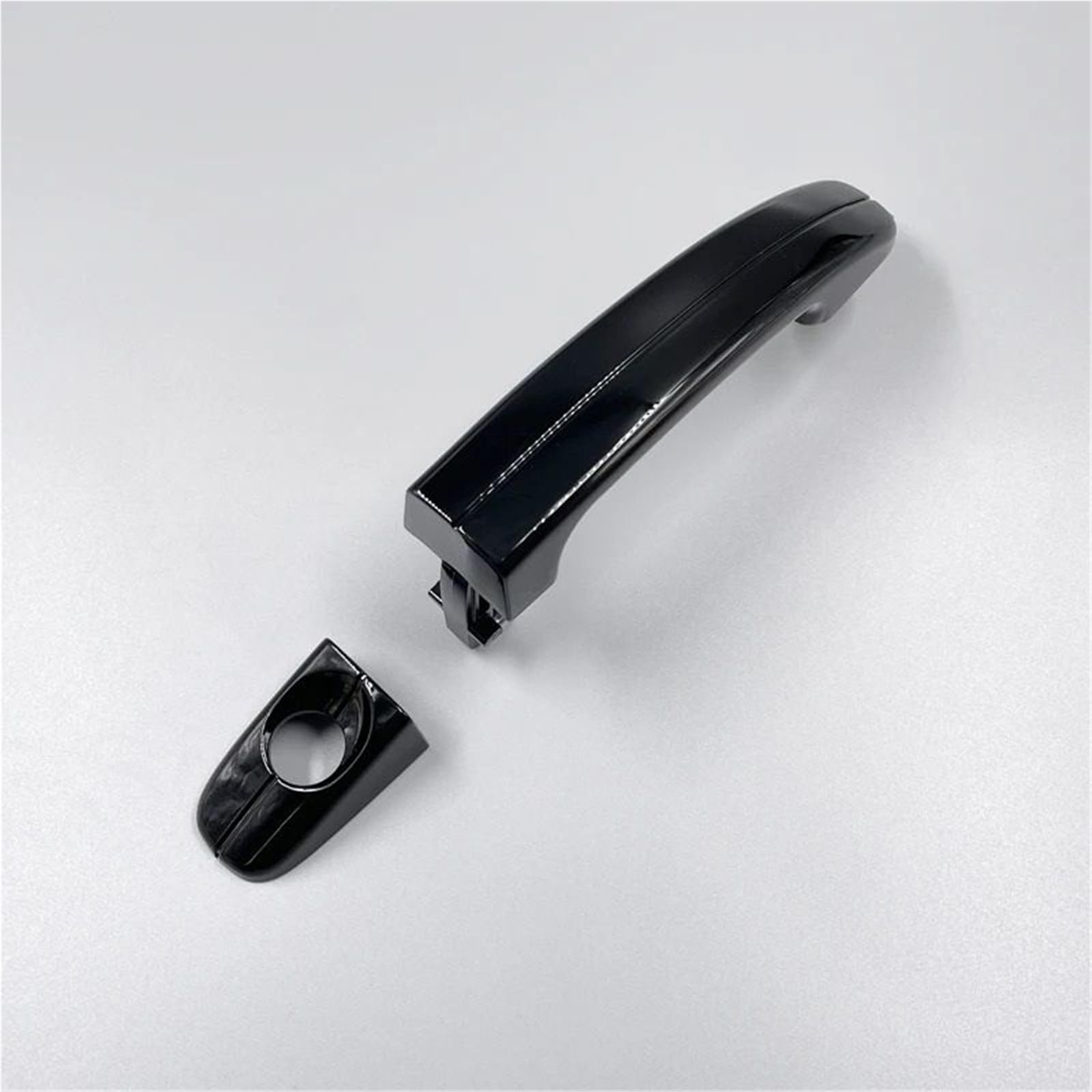 LMGBJJN Fit for Ford Focus Escape 2012-2017 Door Ouer Handle with Cap Black Painted(Have Hole Type)
