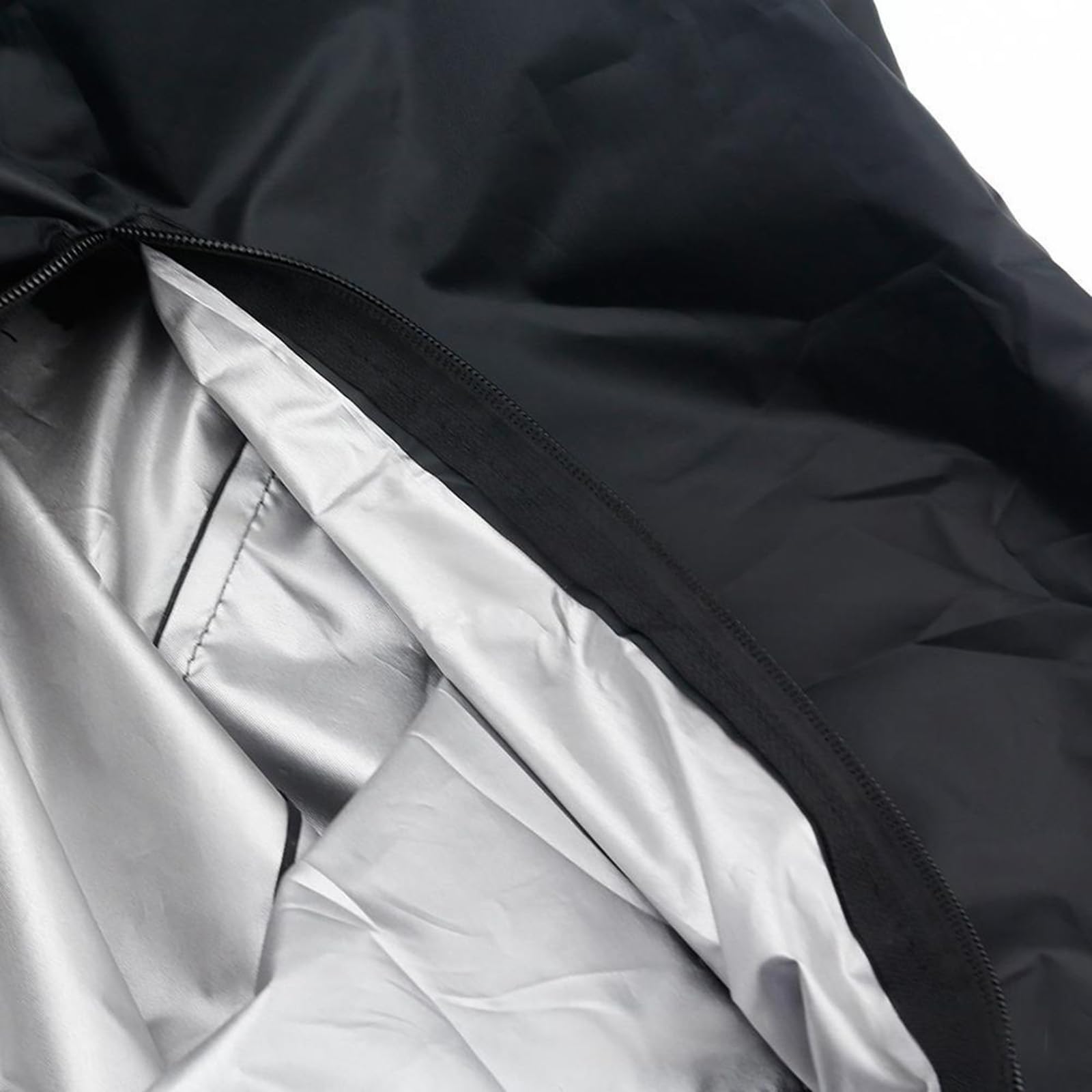 Bolsa Cuadrada de Almacenamiento para Cojines de Jardín 81 x 81 x 61cm 210D Resistente al Agua Bolsa de Transporte Cuadrada para Muebles de Patio, árbol de Navidad, Mantas (negro)