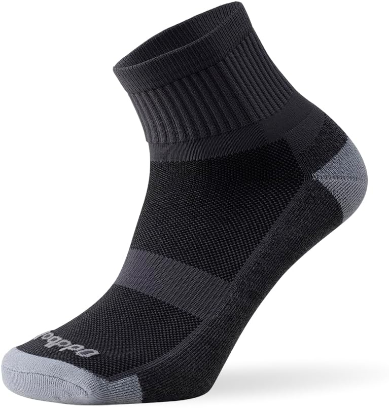 Oddball Men's Performance Short-Crew Socks – XXL Size 15–18 – 3-Pack Padded, Breathable CoolDry Athletic Socks for Big Feet