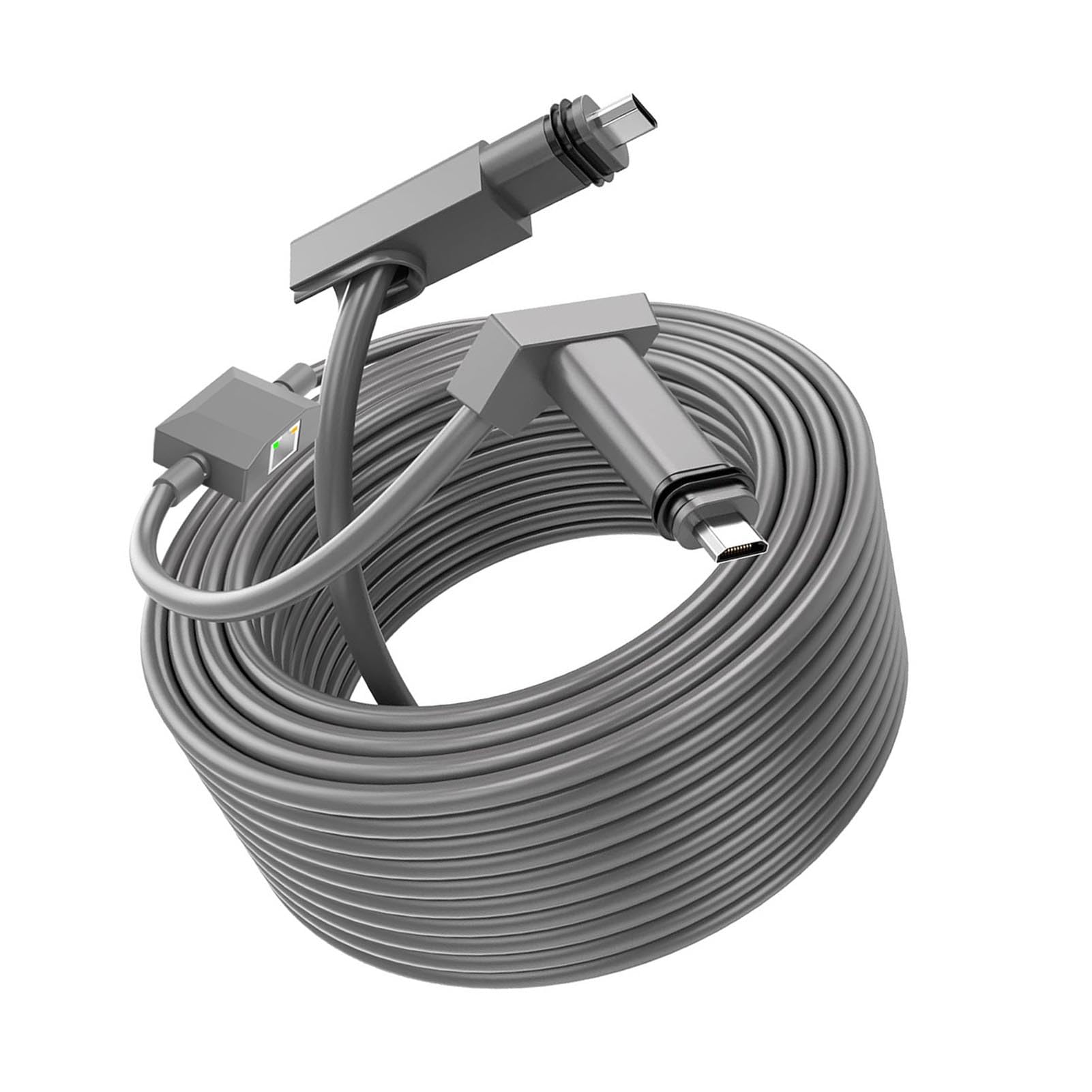 Zerodis Prostokątny Kabel Zastępczy do Satelity, Gumowy Miedziany Adapter
