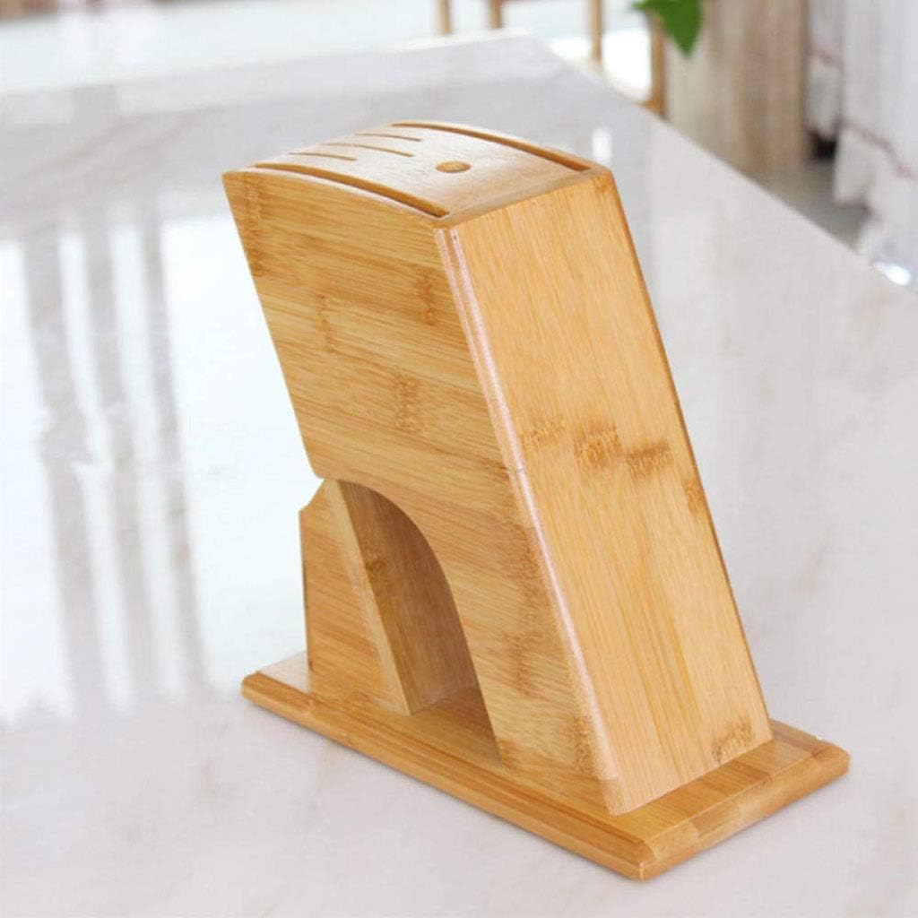 Knife Block Storage Stand Kitchen,Only Selling Cutter Holder,- Tool Multi-Function Household Bamboo Knives
