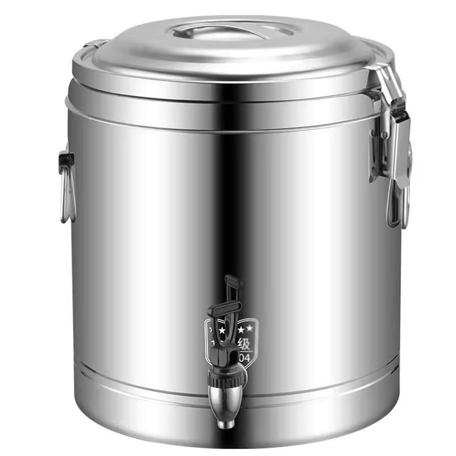 Distributore di bevande isolato con rubinetto, contenitore termico in acciaio inox per catering ed eventi (25L)