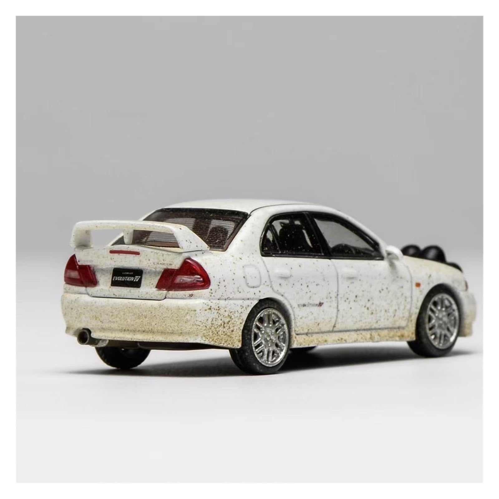 Metallo Scala Replica 1 64 Per Mitsubishi Lancer Evo IV Generazione 4 Copertura Anteriore Magnetica Modello Di Auto In Lega Veicolo Raro Hobby Veicoli Giochi Set