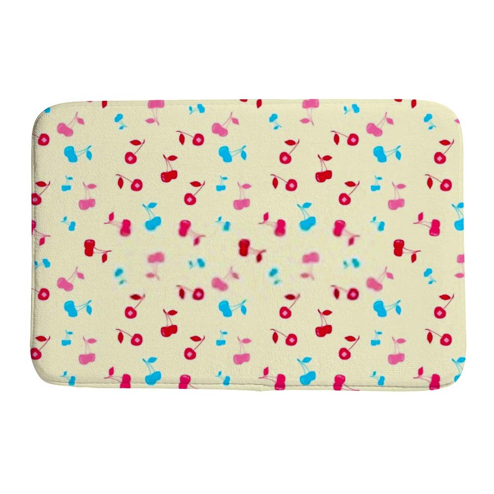 Tapis de bain velours corail anti-glisse et facile à laver en machine