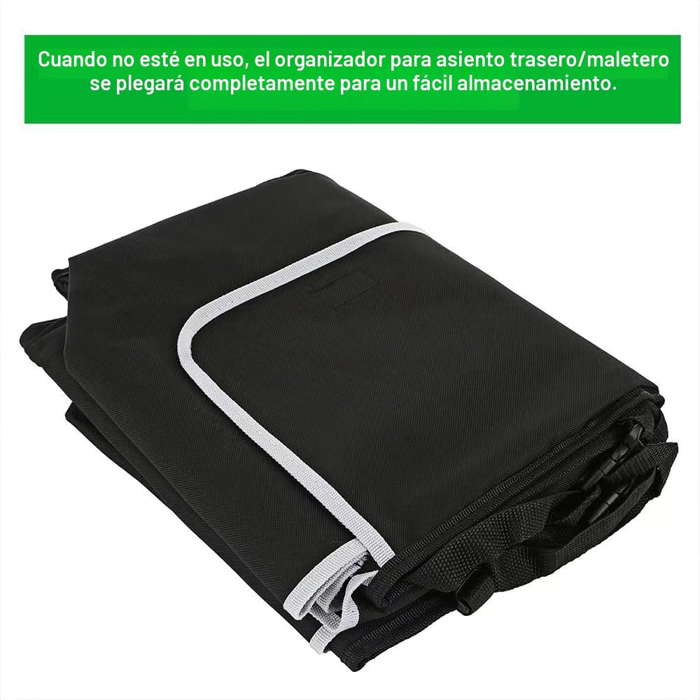 Organizador de maletero, bolsa de almacenamiento plegable, impermeable