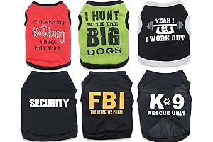 Premium Yorkshire Terrier Outfits: 6-Pack Clothing Essentials for Canine Fashionistas