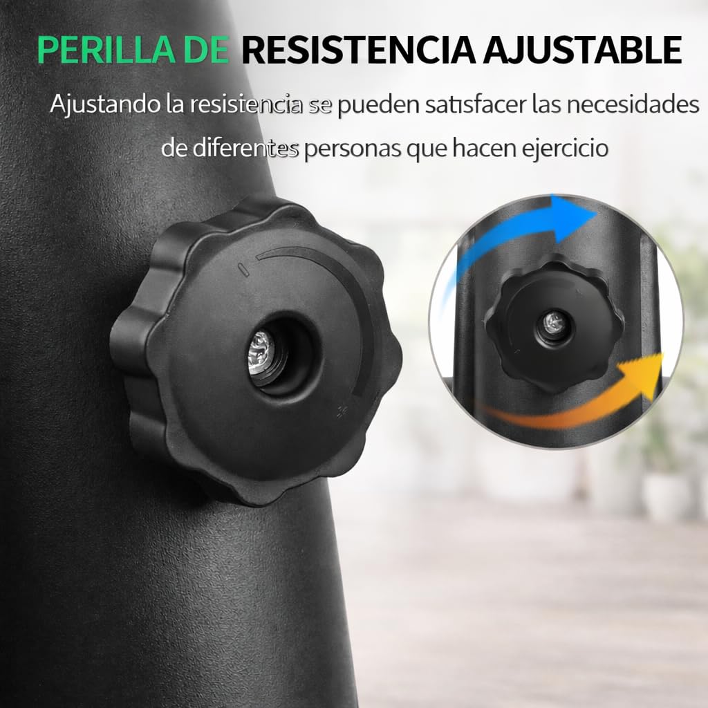 Pedaleador Estático con Pantalla LCD / Mini Bicicleta para Brazos y Piernas / Resistencia Ajustable / Pedales Antideslizantes / Rehabilitación y Fisioterapia / Fitness en Casa / Compacto Portátil