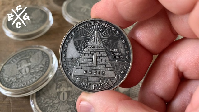 Amazon.com: ZFG Inc. One Fk/Zero FKS Decision Maker Challenge Coin
