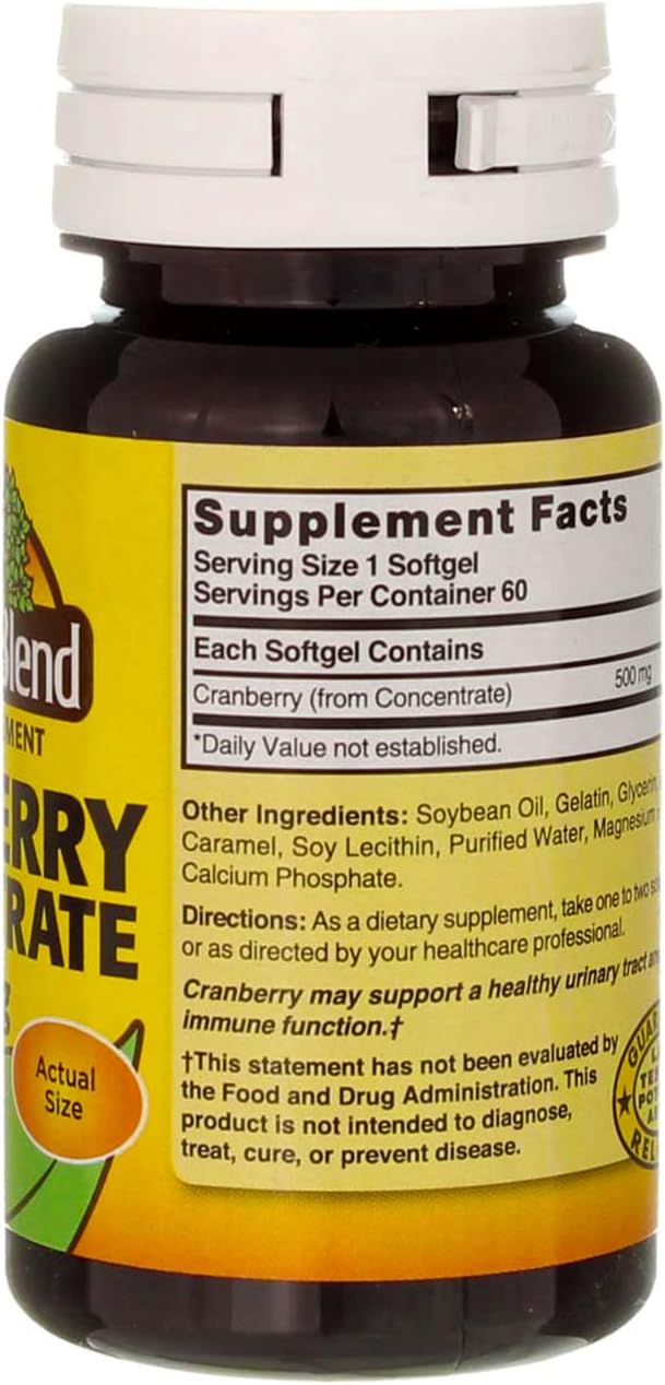 Cranberry Conc 500mg Nat/V 60