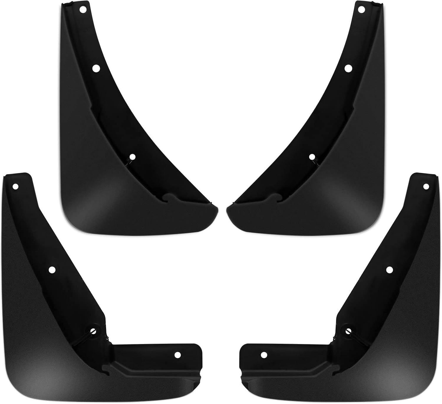 Mud Guards Splash Flaps Fender Heavy Duty Molded Compatible for 2015-2023 Dodge Challenger Front & Rear Mud Flaps, 4pc Set