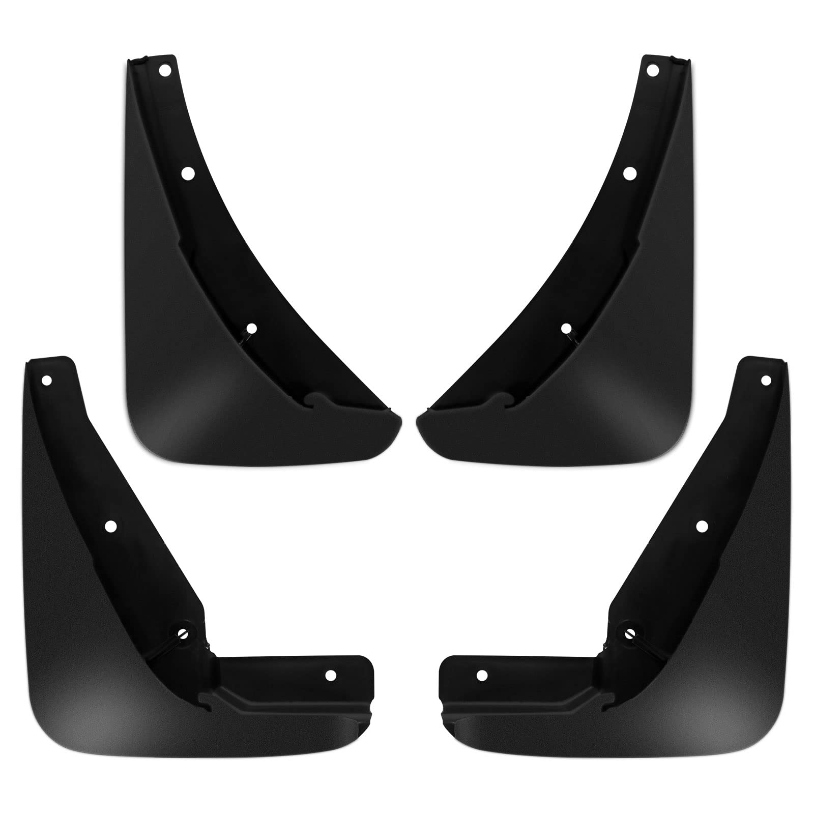 Mud Guards Splash Flaps Fender Heavy Duty Molded Compatible for 2015-2023 Dodge Challenger Front & Rear Mud Flaps, 4pc Set