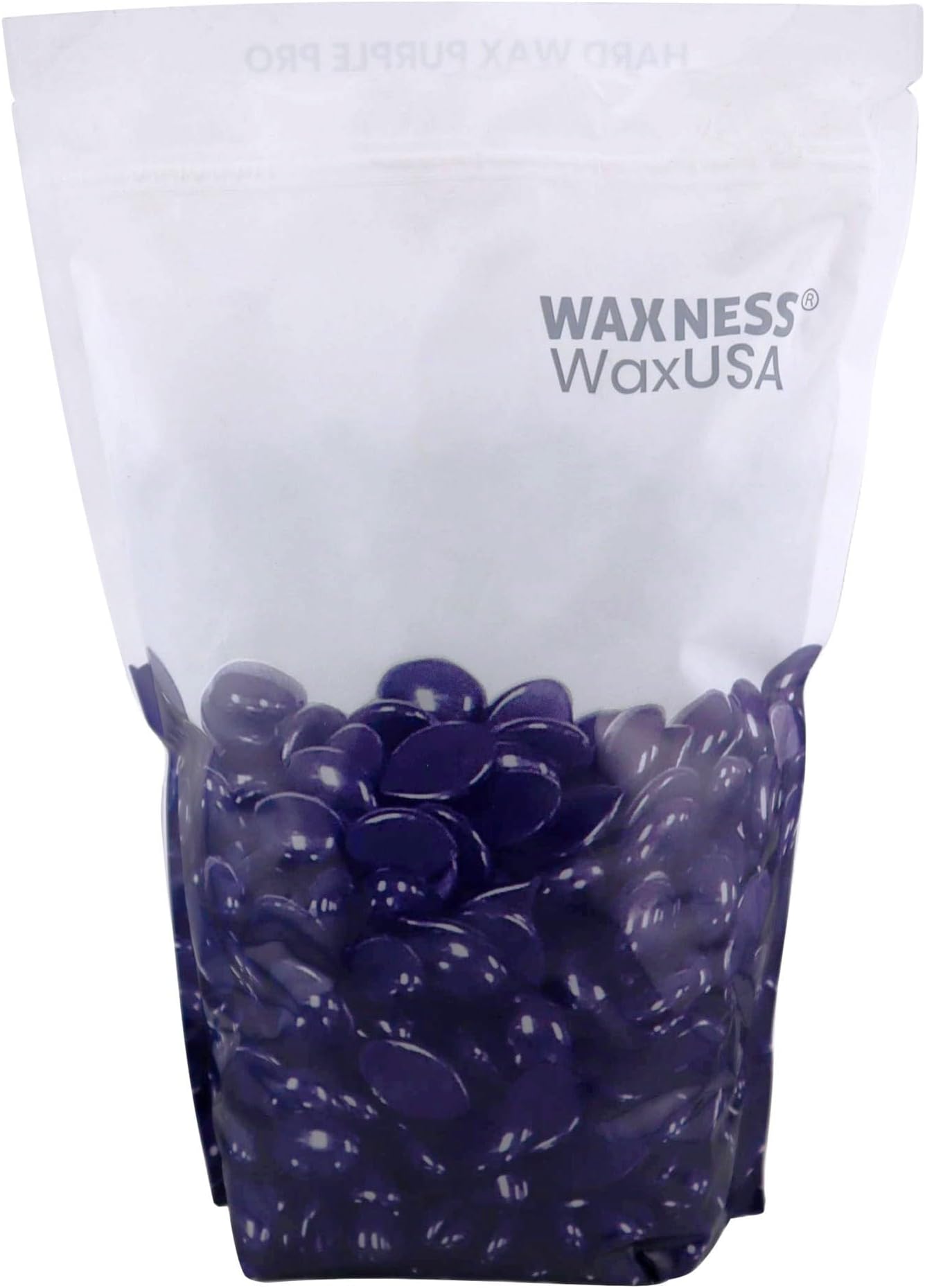 Waxness Film ハードワックスビーズ パープル プロフェッショナル 1.1kg – ストリップレス プロフェッショナル ハードワックス 粗い髪用 強靭なグリップ 滑らかな塗布 – イタリア製
