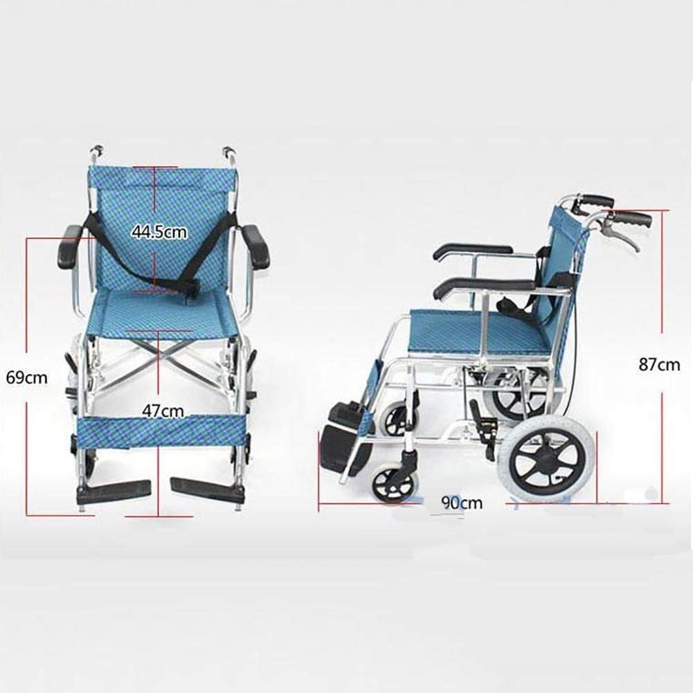Wózki Inwalidzkie Napędzane Przez Opiekuna Aluminiowy Składany Mały Wózek Inwalidzki Ręczny Przenośny Wózek Inwalidzki Transportowy