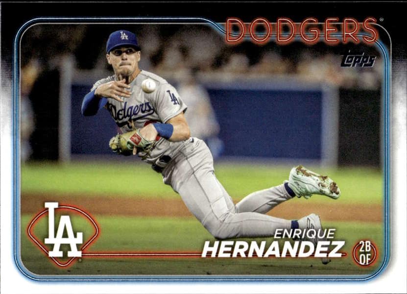 ⭐︎ Hernández⭐︎ Amazon.com: 2024 Topps #398 Enrique Hernandez Los Angeles