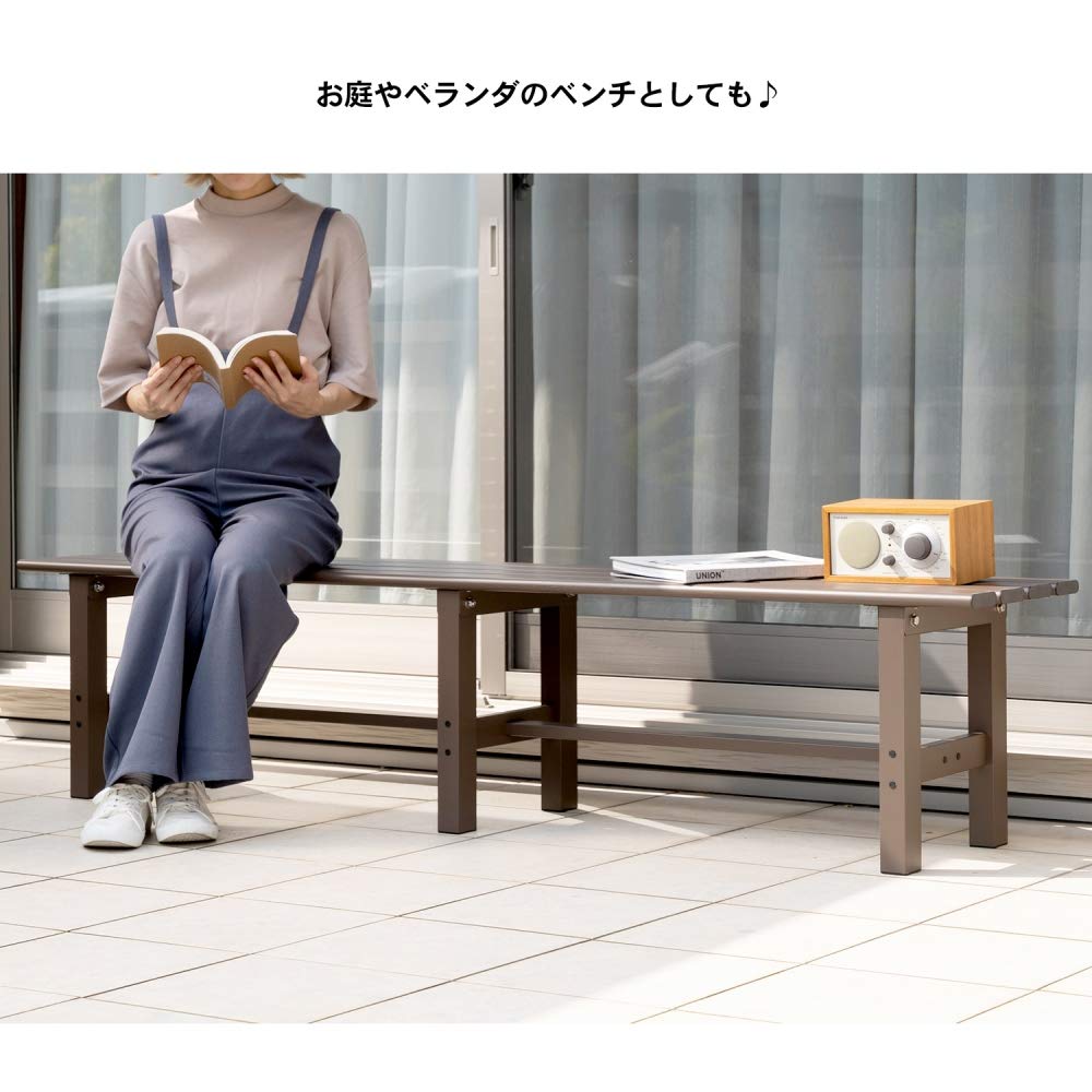 Amazon.co.jp: コーナン オリジナル LIFELEX アルミ縁台180cm LFX10