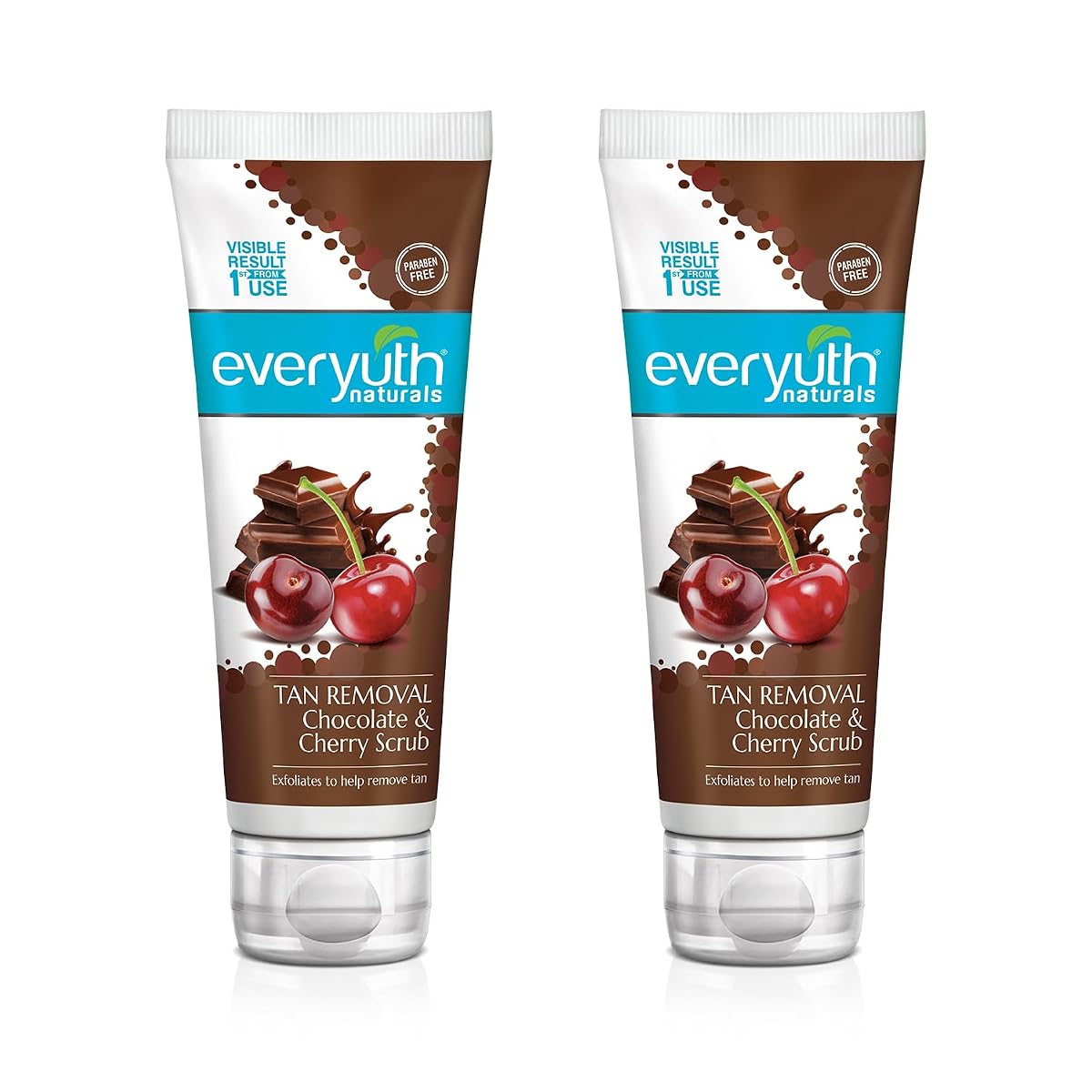 Everyuth Naturals Tan Removal Chocolate&Cherry Scrub|D