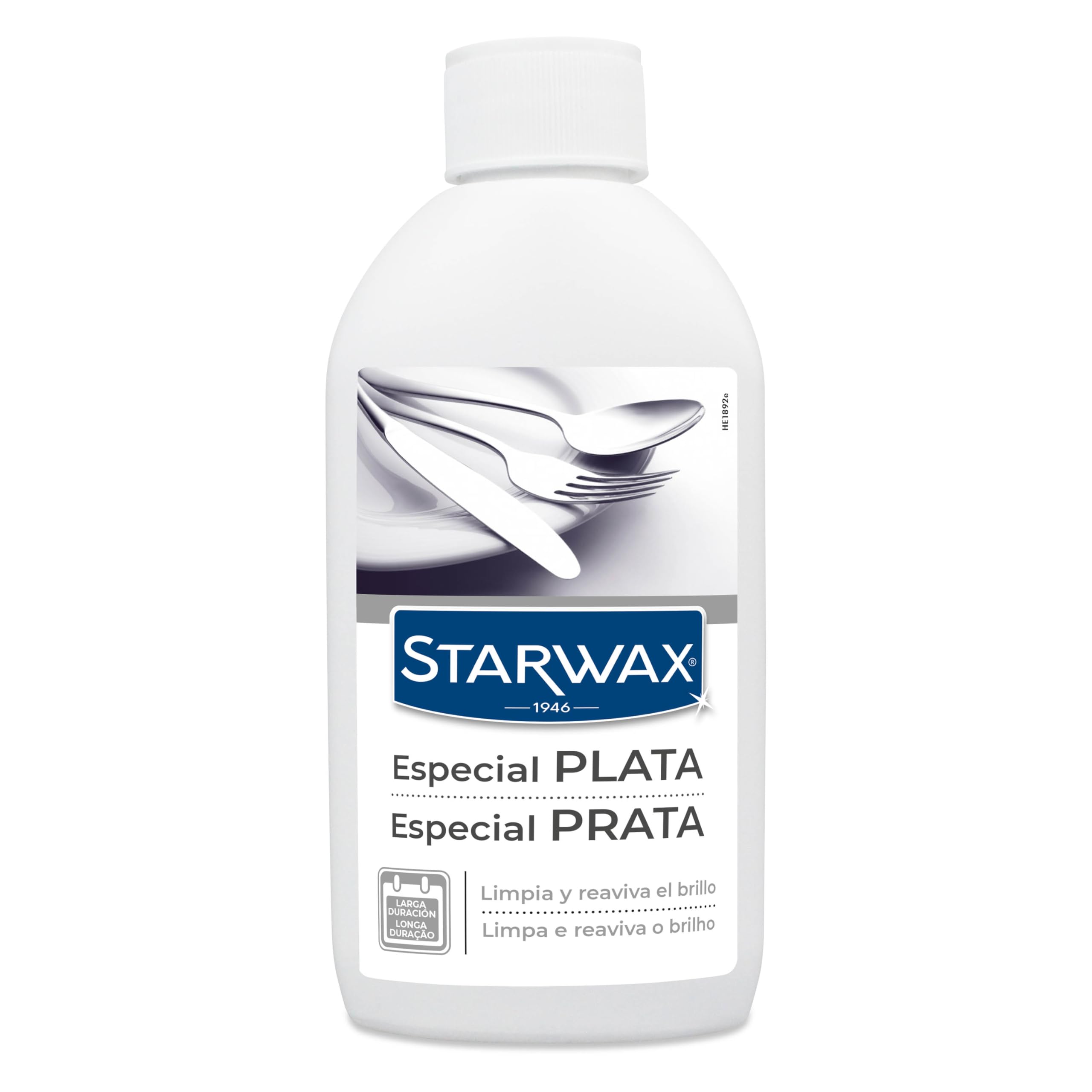STARWAX – Limpiador para Plata – Limpia y Da Brillo – Efecto de Larga Duración – Retrasa la Oxidación – Fragancia Agradable – No Raya – Sin Amoníaco – 250ml