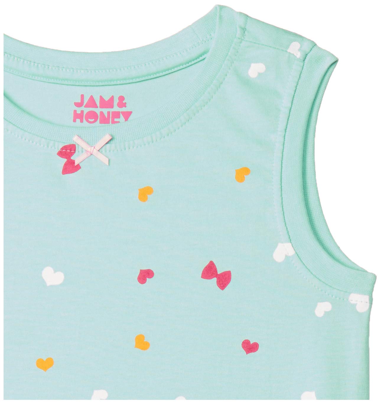 Amazon Brand - Jam & Honey Girls Dress | 100% Cotton Printed | Sleeveless & Full Sleeves Knee Length Dresses for Girls offers donot miss 4 Amazon Brand - Jam & Honey Girls Dress | 100% Cotton Printed | Sleeveless & Full Sleeves Knee Length Dresses for Girls offers donot miss