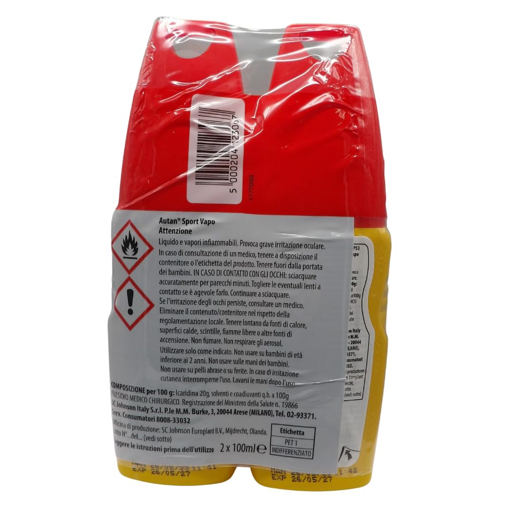 AUTAN PROTEZIONE ATTIVA DI LUNGA DURATA - 3 CONFEZIONI BIPACCO 6X100ML più 1 confezione ZIGZAG Pelli Sensibili salviette antipuntura