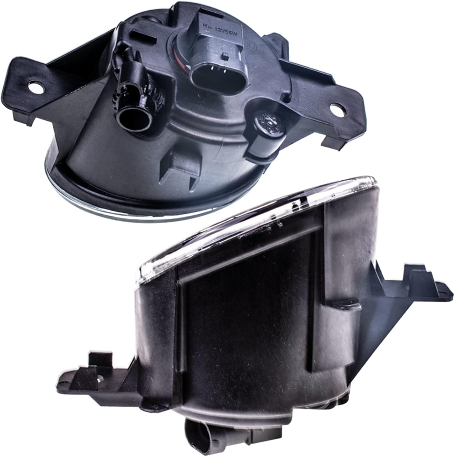 One Set Fog Light Lamps + Covers + Switch + Wiring Compatible With Nissan Sentra 2013-2015 Replaces NI1038123 NI1039123 622573SH0A 622563SH0A NI2592122 NI2593122, black