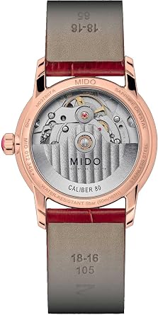MIDO Baroncelli Lady Necklace - Swiss Automatic Watch for Women - White Dial - Case 33mm - M0378073603101